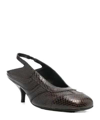Dries Van Noten Stylish Slingback Kitten Heel Pumps In Multi