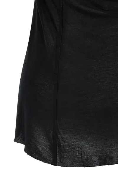 Rick Owens One-shoulder Top In Black