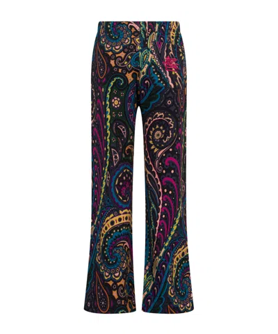 Etro Printed Trousers In Multi