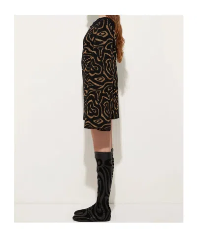 Pucci Labirinto Print Mini Dress In Black