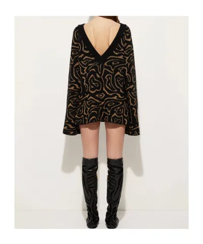 Pucci Labirinto Print Mini Dress In Black