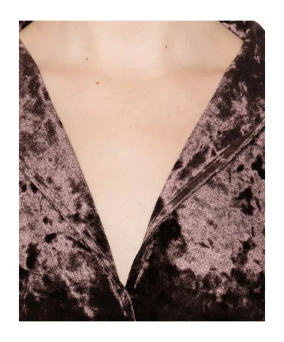 Bash Long-sleeved Hooded Bodysuit In Brown