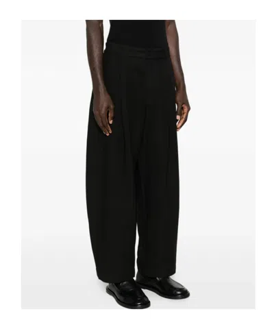 Studio Nicholson Casual Pants With Belt Loops In Black