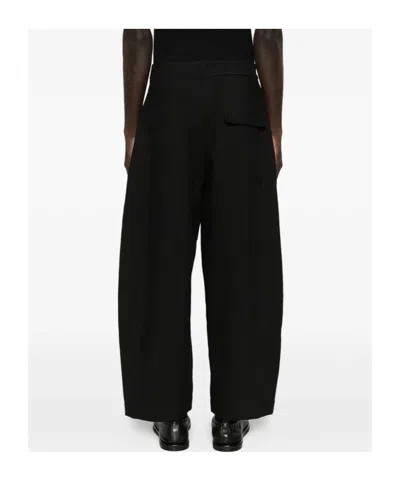 Studio Nicholson Casual Pants With Belt Loops In Black