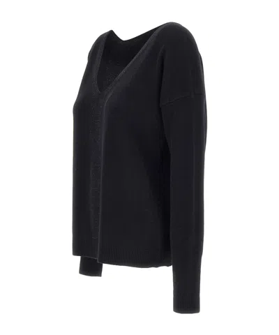 Kaos V-neck Sweater In Black