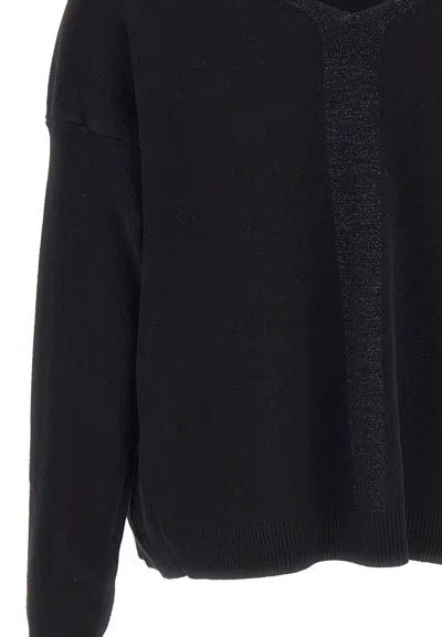 Kaos V-neck Sweater In Black