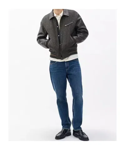 Rag & Bone Jeremy British Wool Varsity Jacket In Brown