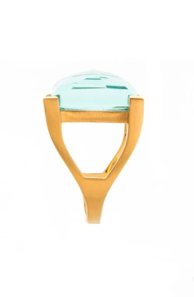 Dean Davidson Plaza Semiprecious Stone Ring In Gold