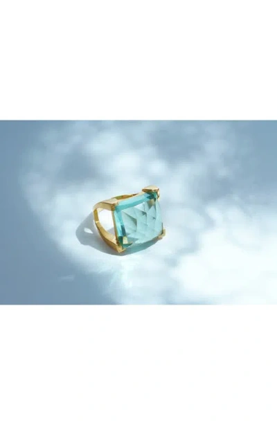 Dean Davidson Plaza Semiprecious Stone Ring In Gold