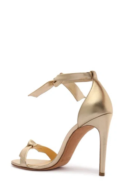 Alexandre Birman Clarita Ankle Tie Sandal In Animal Print