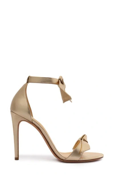 Alexandre Birman Clarita Ankle Tie Sandal In Animal Print