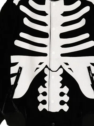 Mastermind Japan Embroidered Bomber Jacket In Black