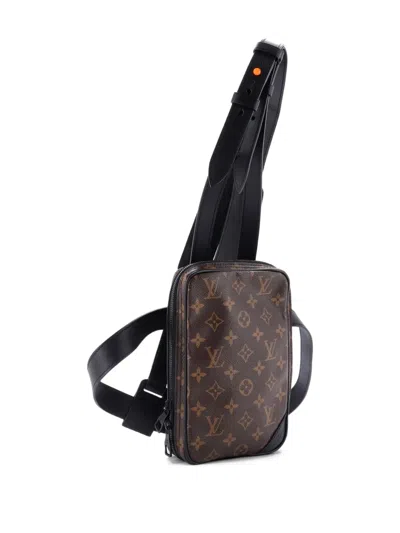 Pre-owned Louis Vuitton Solar Ray Utility Harness Bag Monogram Canvas Crossbody Bag In Black