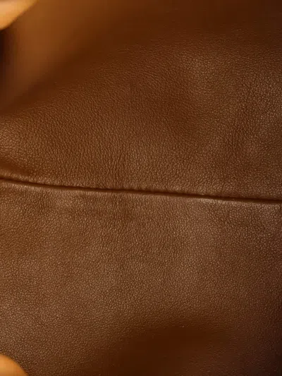 Pre-owned Bottega Veneta The Chain Pouch Leather Shoulder Bag In Brown