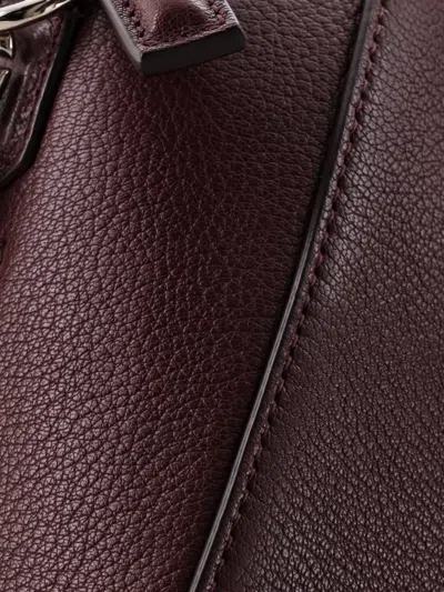 Pre-owned Givenchy Antigona Bag Leather Mini Crossbody Bag In Red