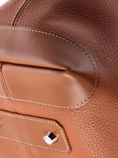 Pre-owned Goyard Bellechasse Bag Leather Pm Shoulder Bag In Brown