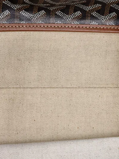 Pre-owned Goyard Bellechasse Bag Leather Pm Shoulder Bag In Brown