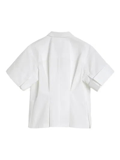 Jil Sander Short-sleeve Plain Shirt In White