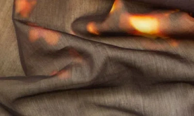 Alexander Mcqueen Mcqueen Sci-fi Iris Cotton & Silk Square Scarf