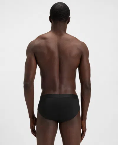 Hugo Boss Boss Men's One Boxer Trunks, 3-pack In Black