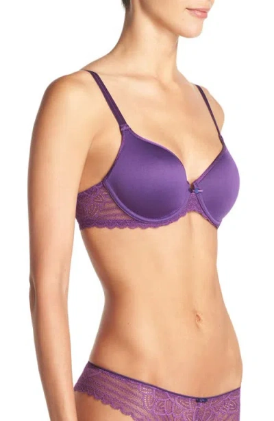 Chantelle Lingerie Merci Underwire T-shirt Bra In Purple