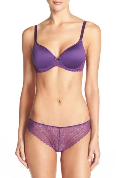 Chantelle Lingerie Merci Underwire T-shirt Bra In Purple