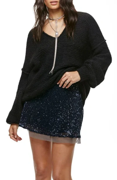 Free People All Mine Sweater In Black