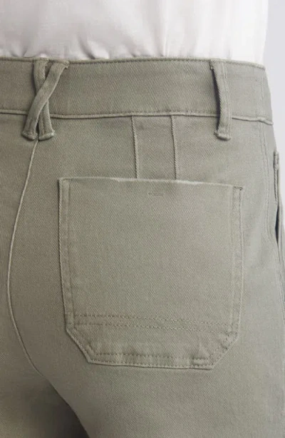 Wit & Wisdom 'ab'solution Frayed Patch Pocket High Waist Twill Shorts In Multi