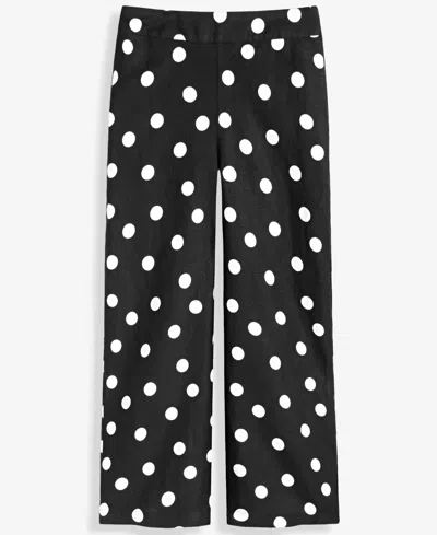 On 34th Women's Dot Culotte Pants, Macy's Exclusive In Black