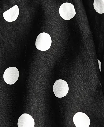 On 34th Women's Dot Culotte Pants, Macy's Exclusive In Black