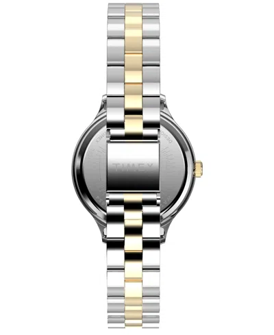 Timex Women's Quartz Analog Two-tone Stainless Steel Watch, 32mm In Multi