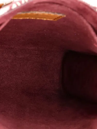 Pre-owned Louis Vuitton Petit Sac Plat Bag Limited Edition Since 1854 Monogram Jacquard Crossbody Bag In Brown