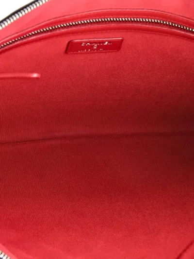 Pre-owned Chanel Gabrielle O Case Quilted Aged Calfskin Large Clutch Bag In Black