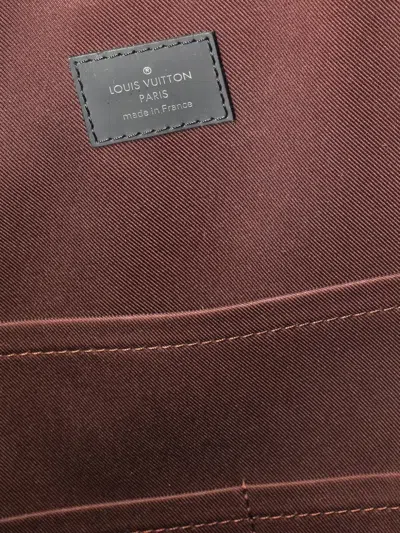 Pre-owned Louis Vuitton Josh Macassar Monogram Canvas Backpack In Black