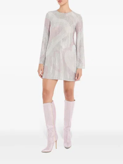 Celia Kritharioti Sequin-embellished Mini Dress In Multi