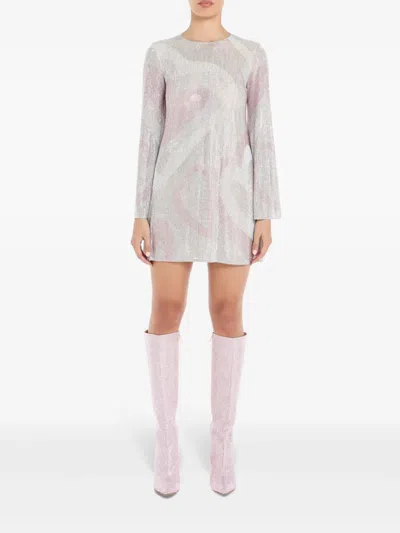 Celia Kritharioti Sequin-embellished Mini Dress In Multi