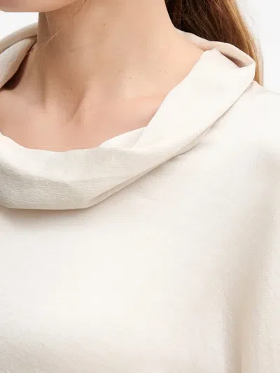 Joseph Ribkoff Cowl-neck Button Blouse In Multi