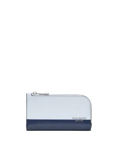 Kate Spade Devin Saffiano Leather Small Slim Bifold Wallet In Multi
