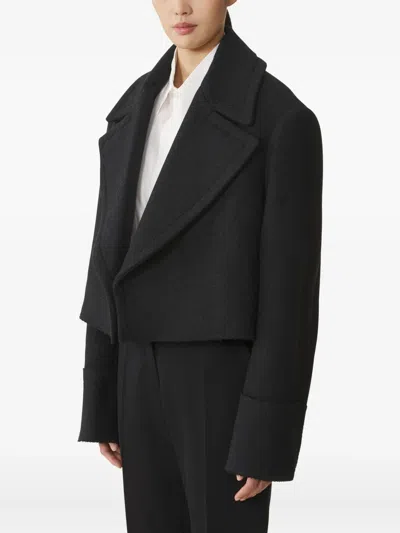 Lanvin Cuffed Jacket In Black