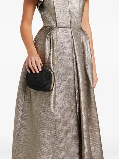 Dice Kayek Panelled Dress In Gray