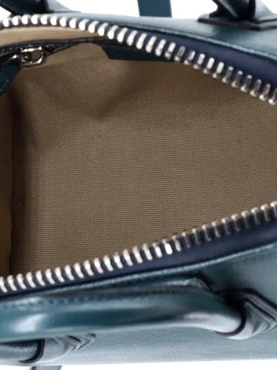Pre-owned Givenchy Antigona Bag Leather Mini Crossbody Bag In Blue