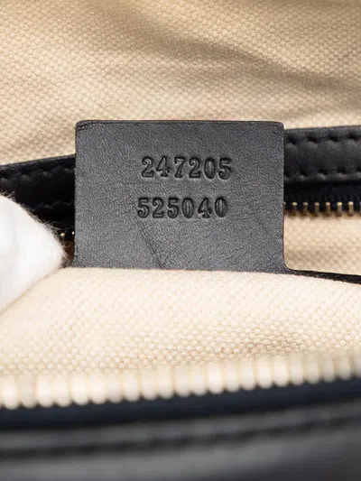 Pre-owned Gucci 2016-2025 Medium Gg Canvas Web Joy Boston Bag Satchel In Brown