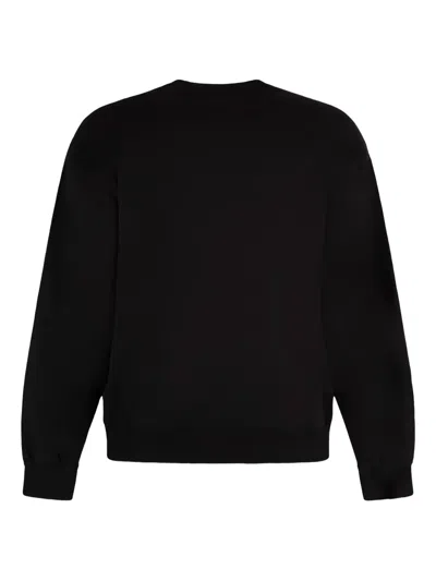 Local Authority Graphic-print Crew-neck Sweatshirt In Black