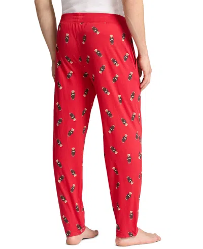 Polo Ralph Lauren Men's Printed Mid-rise Pajama Pants In Red