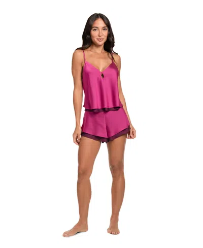 Midnight Bakery Women's Taylor Cami Tap Set In Red