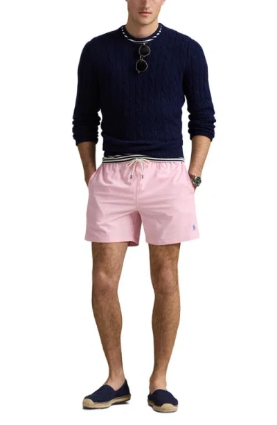 Polo Ralph Lauren Traveler Swim Trunks In Pink