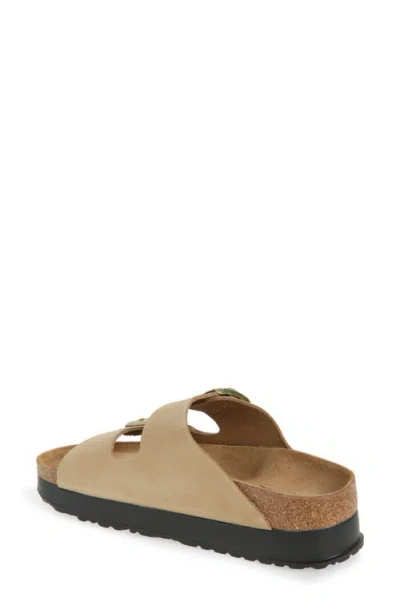 Birkenstock Arizona Flex Platform Sandal In Brown