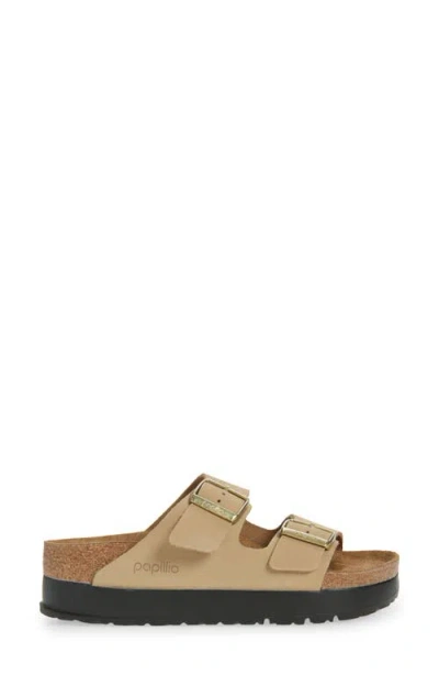 Birkenstock Arizona Flex Platform Sandal In Brown