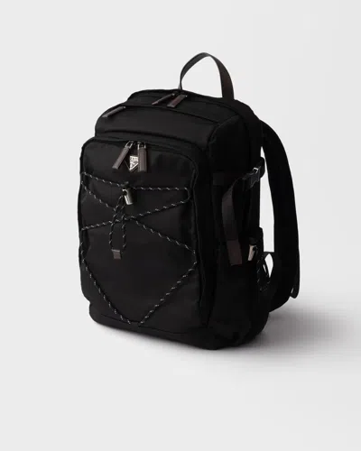 Prada Versatile Backpack With Multiple Storage Options In Black
