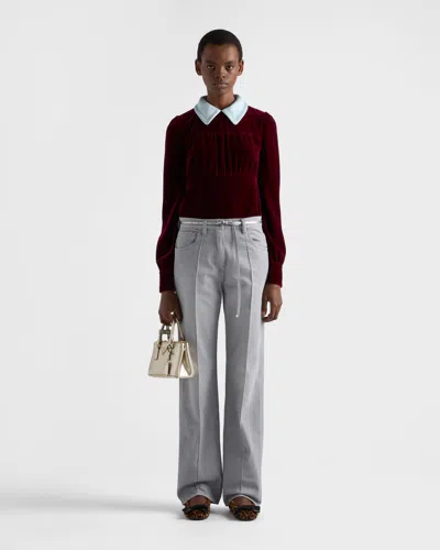 Prada Jeans Aus Gewaschenem Denim In Gray